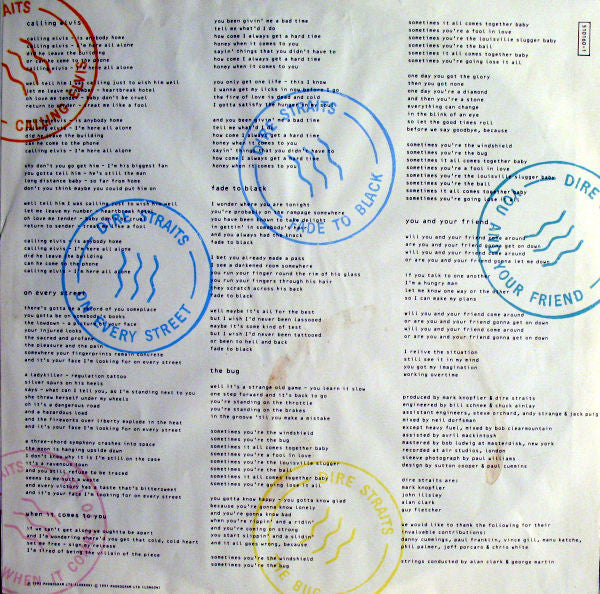 Dire Straits ~ On Every Street (Vinyl) - Djungel & Jazz