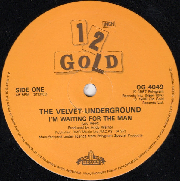 The Velvet Underground ~ I'm Waiting For The Man / Heroin (Vinyl) - Djungel & Jazz