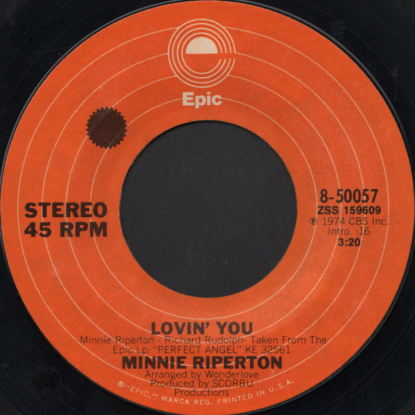 Minnie Riperton ~ Lovin' You (Vinyl) - Djungel & Jazz