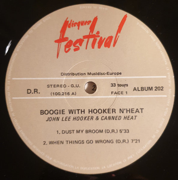 Canned Heat, John Lee Hooker : Crawling King Snake Blues (LP, Album, Comp)