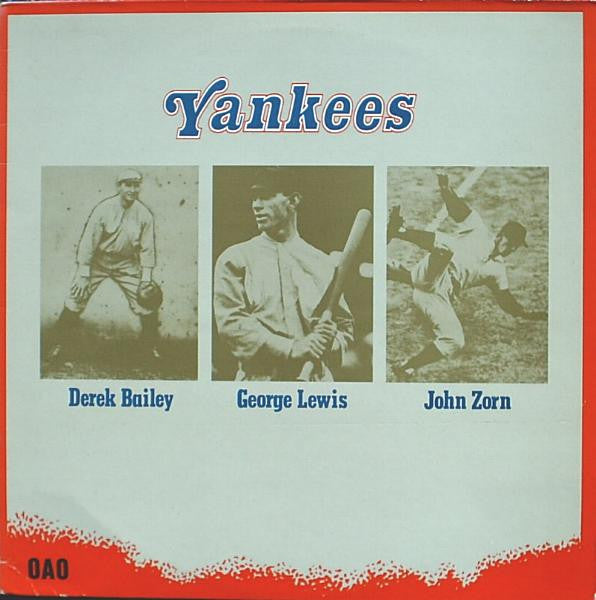 Derek Bailey / George Lewis / John Zorn ~ Yankees (Vinyl) - Djungel & Jazz
