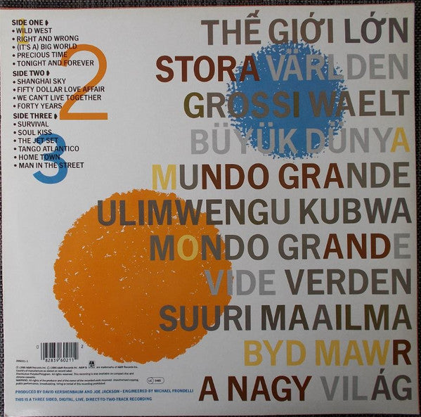 Joe Jackson ~ Big World (Vinyl) - Djungel & Jazz