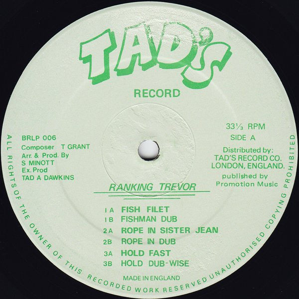 Ranking Trevor : Presenting Ranking Trevor (LP)