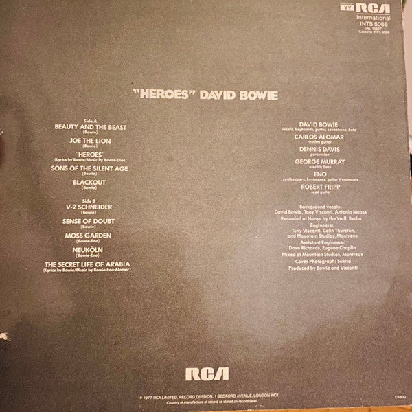David Bowie ~ "Heroes" (Vinyl) - Djungel & Jazz