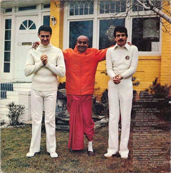 Carlos Santana & Mahavishnu John McLaughlin* : Love Devotion Surrender (LP, Album, Pit)