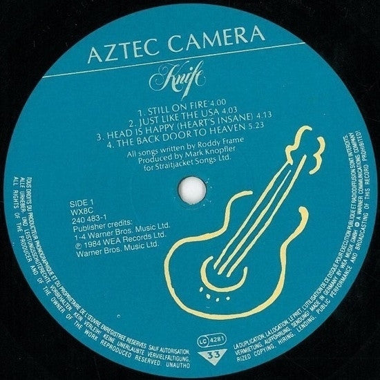 Aztec Camera ~ Knife (Vinyl) - Djungel & Jazz