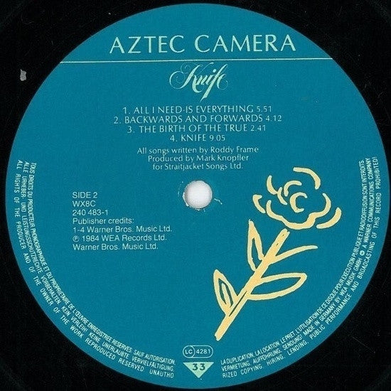 Aztec Camera ~ Knife (Vinyl) - Djungel & Jazz