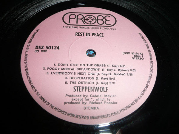 Steppenwolf ~ Rest In Peace (Vinyl) - Djungel & Jazz