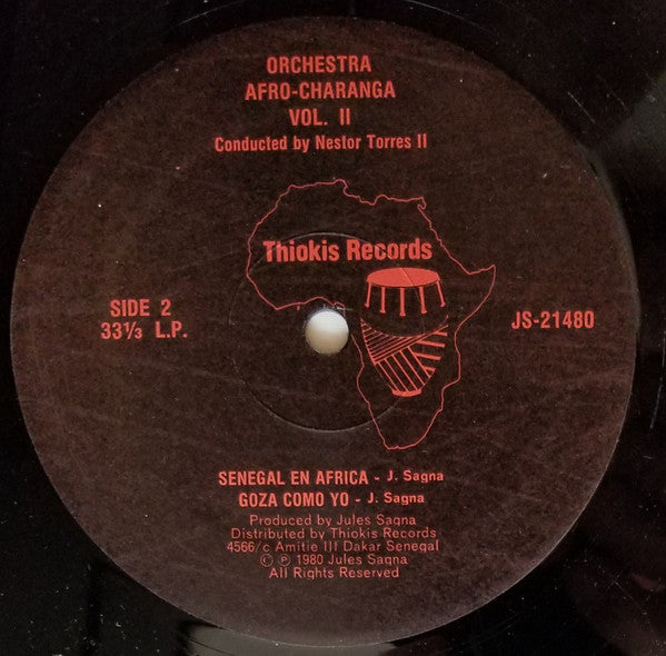 Orchestra Afro-Charanga / Nestor Torres ~ Orchestra Afro-Charanga Vol.II (Vinyl) - Djungel & Jazz