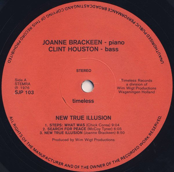Joanne Brackeen, Clint Houston : New True Illusion (LP, RE)