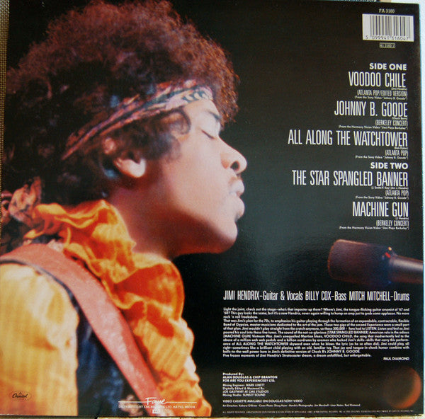 Jimi Hendrix ~ Johnny B. Goode (Original Video Soundtrack) (Vinyl) - Djungel & Jazz