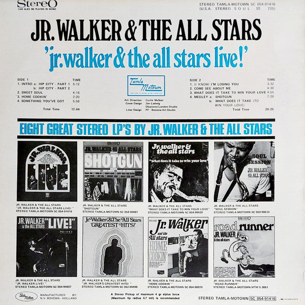 Jr. Walker & The All Stars ~ Live (Vinyl) - Djungel & Jazz