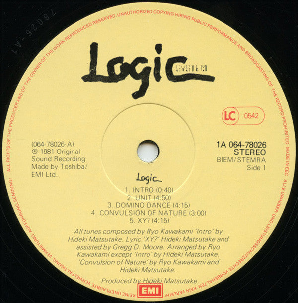 Logic System ~ Logic (Vinyl) - Djungel & Jazz