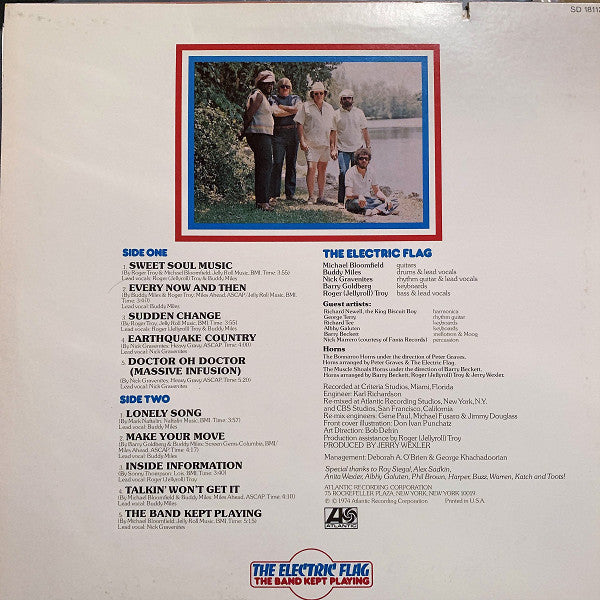 The Electric Flag : The Band Kept Playing (LP, Album, Pre)