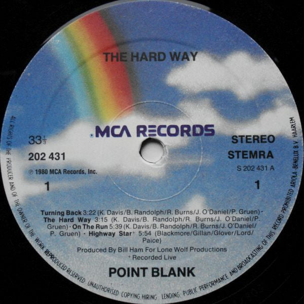 Point Blank ~ The Hard Way (Vinyl) - Djungel & Jazz