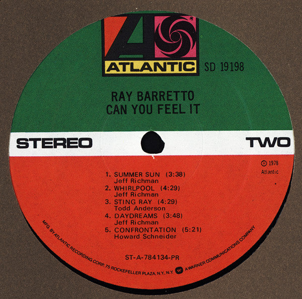 Ray Barretto ~ Can You Feel It (Vinyl) - Djungel & Jazz