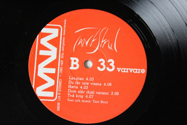 Tant Strul ~ Tant Strul (Vinyl) - Djungel & Jazz