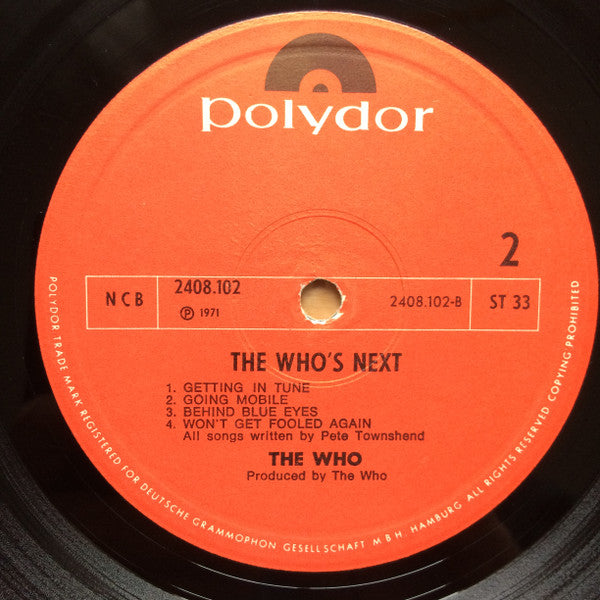 The Who ~ Who's Next (Vinyl) - Djungel & Jazz
