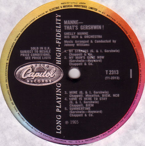 The Shelly Manne Quintet And Big Band ~ Manne-That's Gershwin! (Vinyl) - Djungel & Jazz