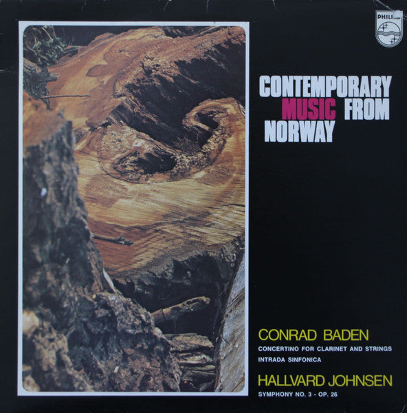 Conrad Baden, Hallvard Johnsen ~ Concertino For Clarinet And Strings / Intrada Sinfonica / Symphony No. 3 - Op. 26 (Vinyl) - Djungel & Jazz
