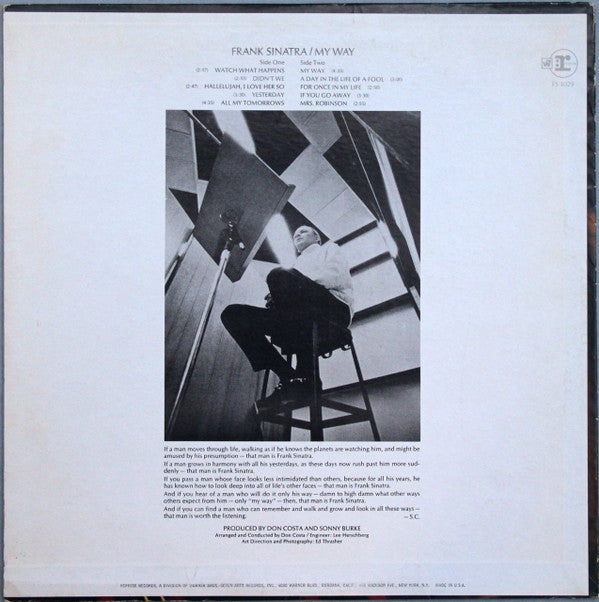 Frank Sinatra ~ My Way (Vinyl) - Djungel & Jazz