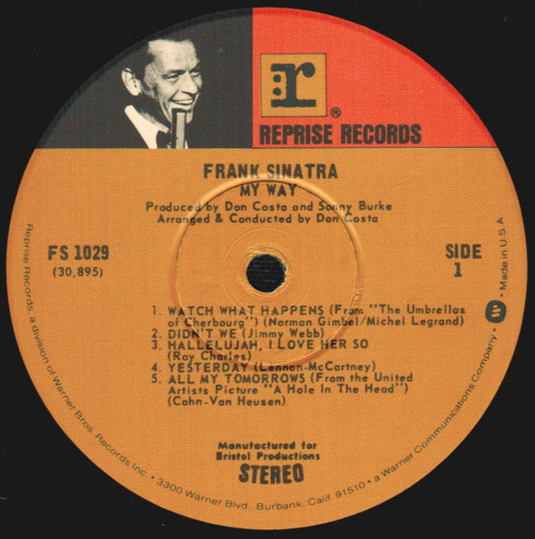 Frank Sinatra ~ My Way (Vinyl) - Djungel & Jazz