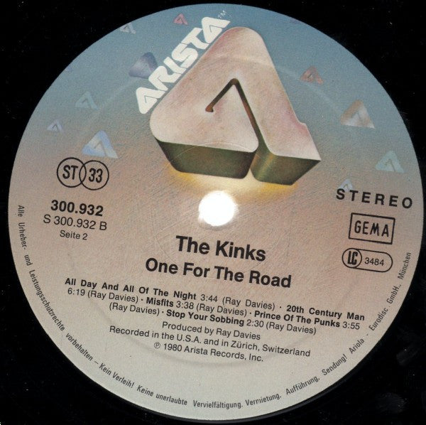The Kinks ~ One For The Road (Vinyl) - Djungel & Jazz