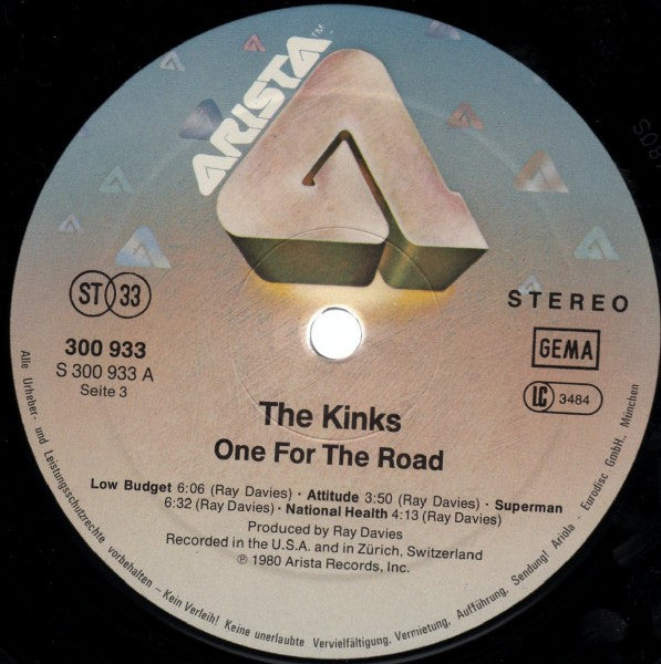 The Kinks ~ One For The Road (Vinyl) - Djungel & Jazz