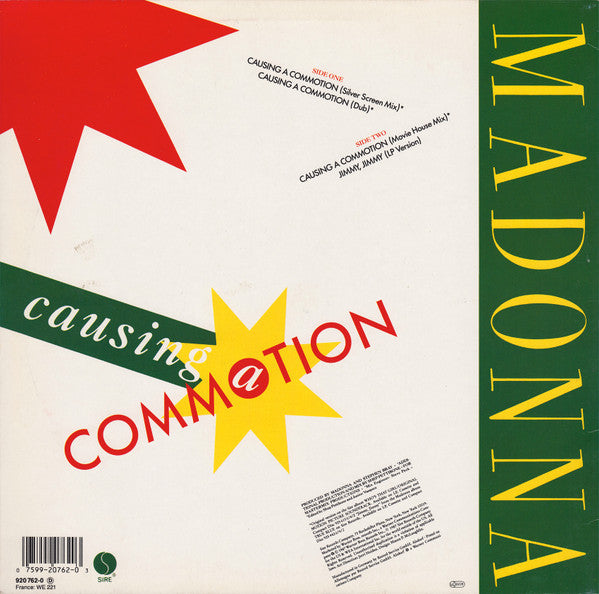 Madonna ~ Causing A Commotion (Vinyl) - Djungel & Jazz