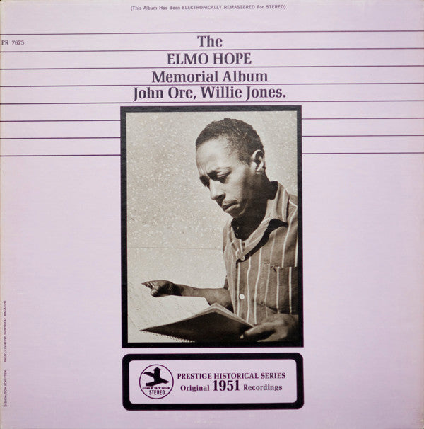 Elmo Hope ~ The Elmo Hope Memorial Album (Vinyl) - Djungel & Jazz