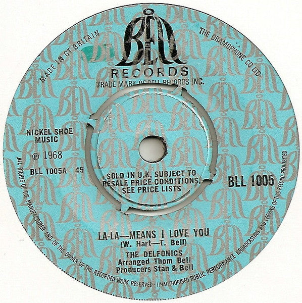 The Delfonics ~ La-La-Means I Love You / Can't Get Over Losing You (Vinyl) - Djungel & Jazz