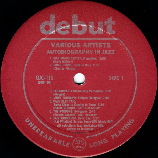 Various ~ Autobiography In Jazz (Vinyl) - Djungel & Jazz