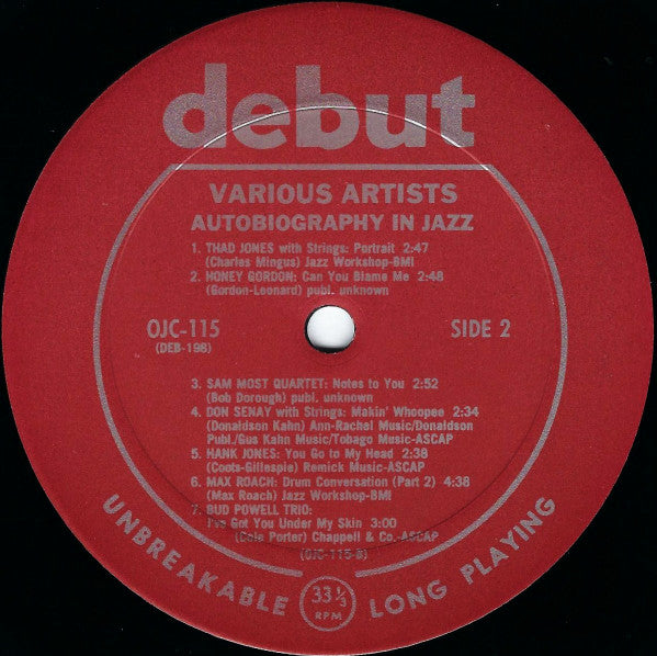 Various ~ Autobiography In Jazz (Vinyl) - Djungel & Jazz