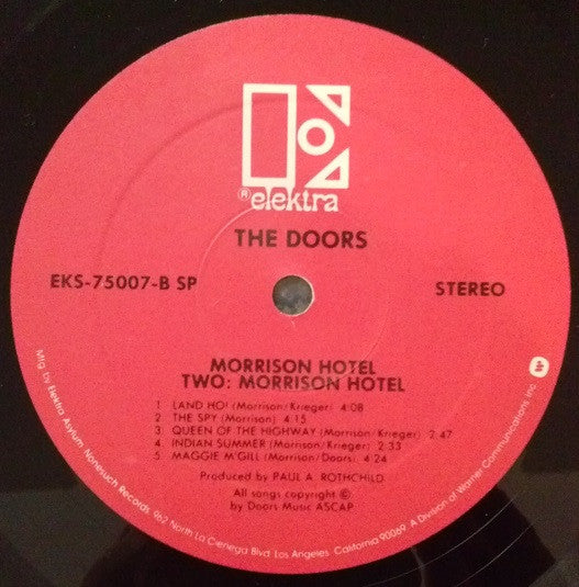 The Doors ~ Morrison Hotel (Vinyl) - Djungel & Jazz