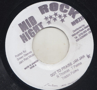 Tristan Palmer / Midnight Rock All Stars ~ Got To Praise Jah Jah / Jah Jah Dub (Vinyl) - Djungel & Jazz