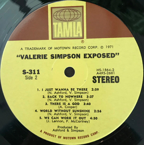 Valerie Simpson ~ Exposed (Vinyl) - Djungel & Jazz