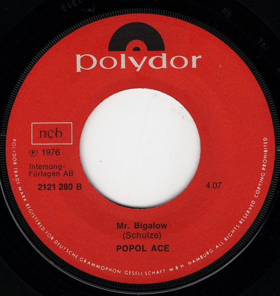 Popol Ace ~ Alright / Mr. Bigalow (Vinyl) - Djungel & Jazz