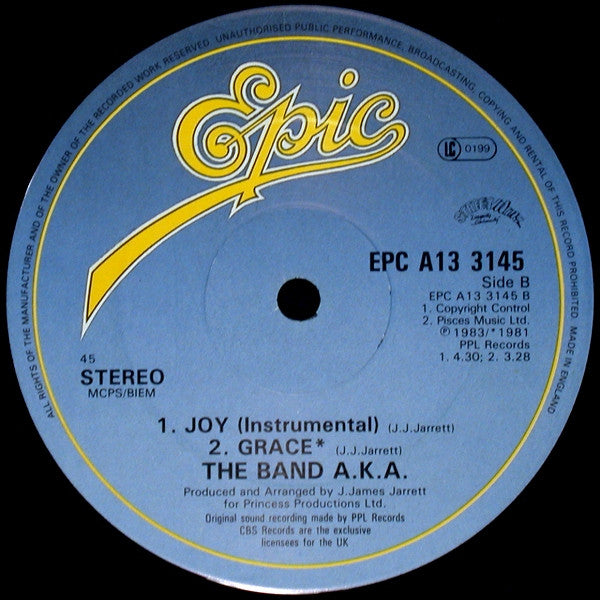 The Band A.K.A.* : Joy (12")