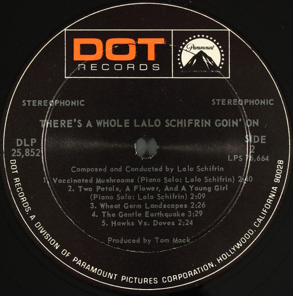 Lalo Schifrin : There's A Whole Lalo Schifrin Goin' On (LP, Album, Ind)