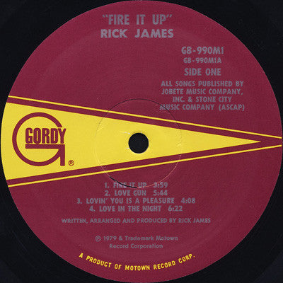 Rick James ~ Fire It Up (Vinyl) - Djungel & Jazz