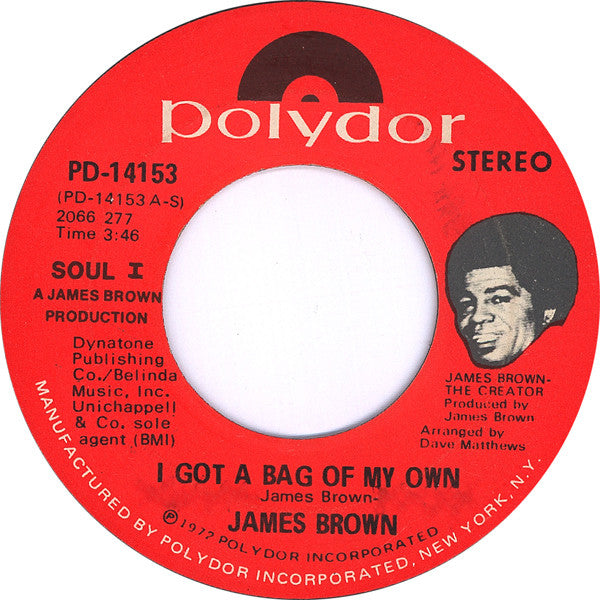James Brown ~ I Got A Bag Of My Own (Vinyl) - Djungel & Jazz