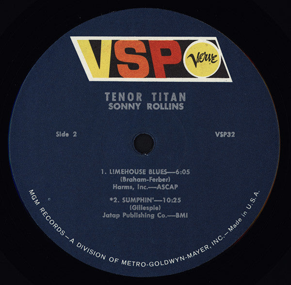 Sonny Rollins ~ Tenor Titan (Vinyl) - Djungel & Jazz