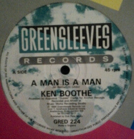 Ken Boothe : A Man Is A Man (12")