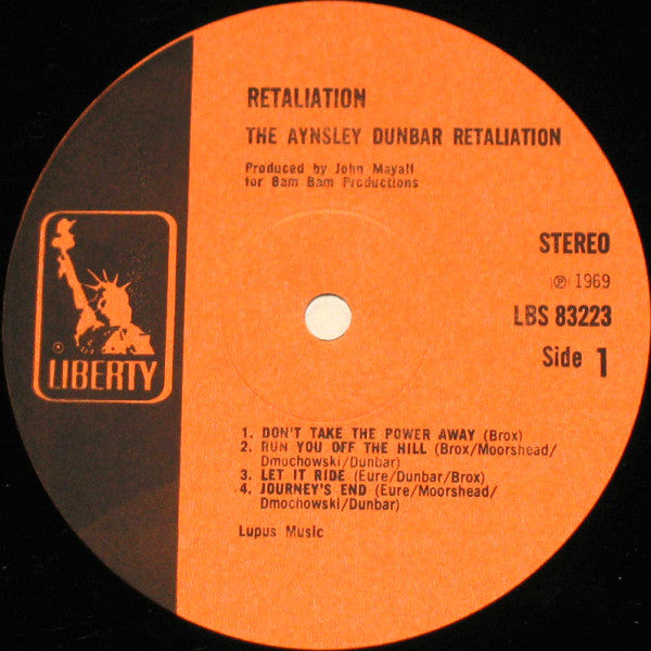 The Aynsley Dunbar Retaliation ~ Retaliation (Vinyl) - Djungel & Jazz