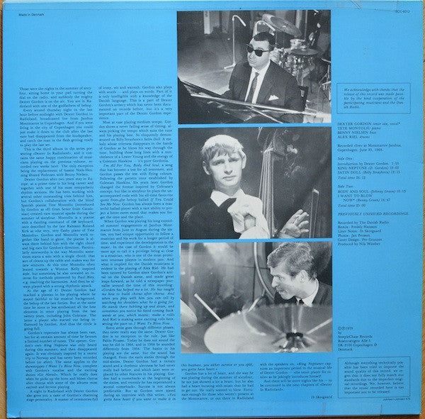 Dexter Gordon Quartet ~ King Neptune (Vinyl) - Djungel & Jazz