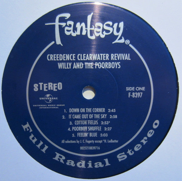 Creedence Clearwater Revival ~ Willy And The Poor Boys (Vinyl) - Djungel & Jazz