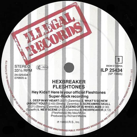 The Fleshtones ~ Hexbreaker! (Vinyl) - Djungel & Jazz