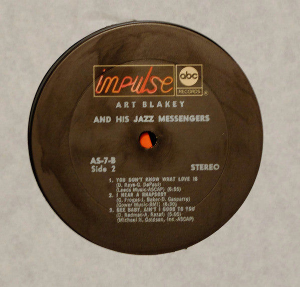 Art Blakey & The Jazz Messengers ~ Art Blakey & The Jazz Messengers (Vinyl) - Djungel & Jazz