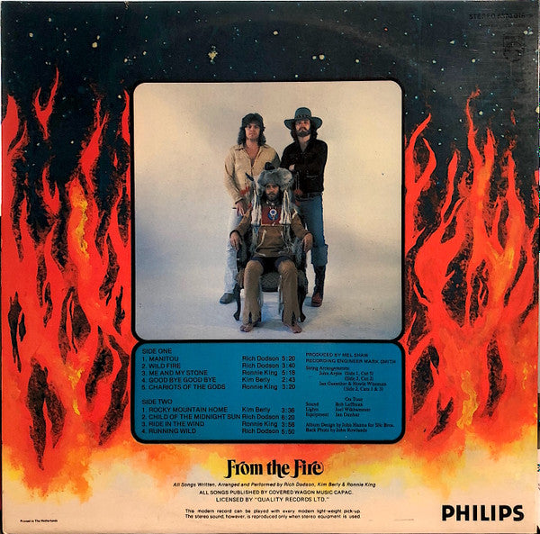 The Stampeders ~ From The Fire (Vinyl) - Djungel & Jazz
