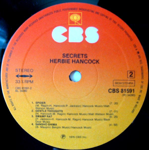 Herbie Hancock : Secrets (LP, Album)